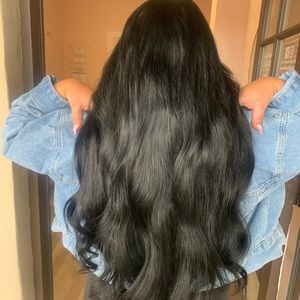 Used bellami hair extensions. Real hair